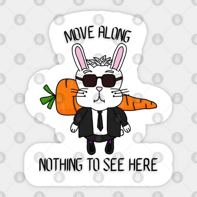 Move Along! Sticker by Monkey Punch